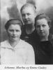 Johanne, Martha og Emma Kristiansdatter Gudøy